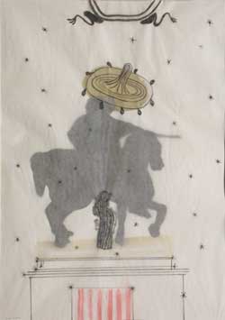 Curro Gonz&aacute;lez - 2003 - El sue&ntilde;o del patriota: Polvo de estrellas - mixta 20 x 41